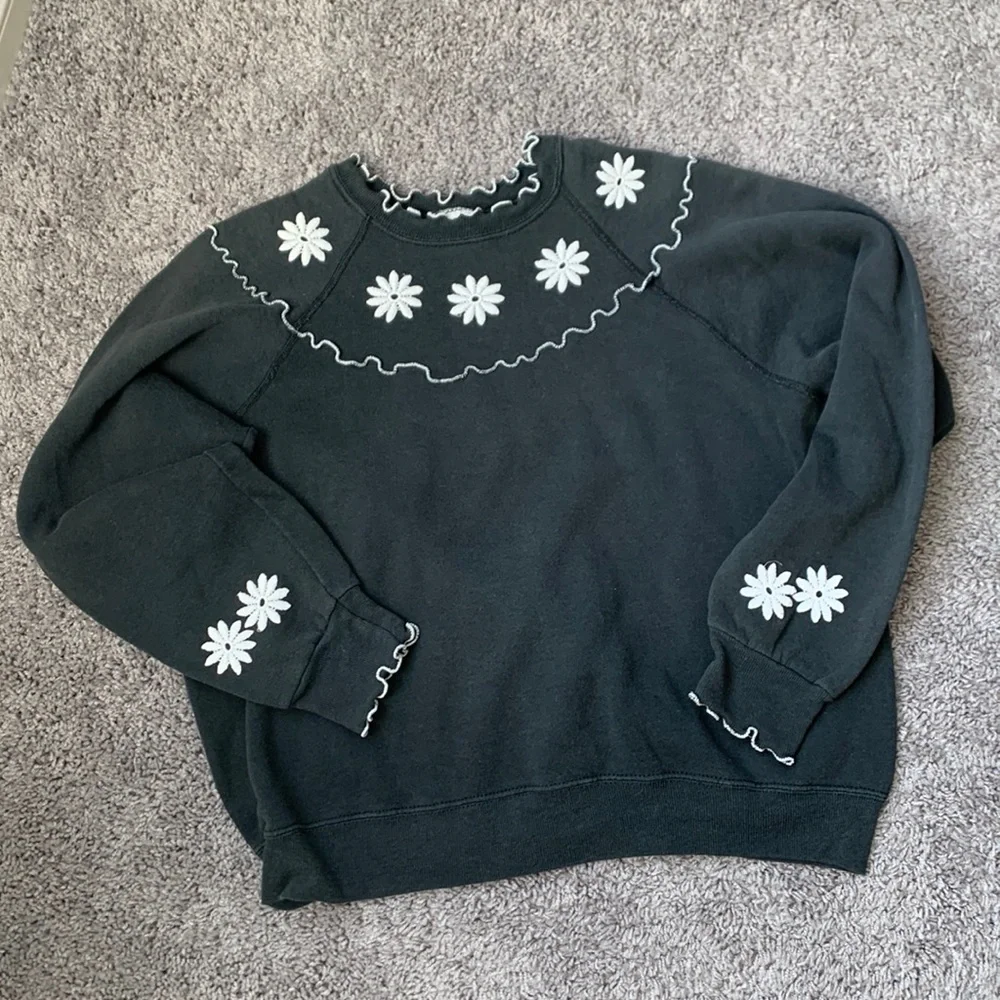 Vintage LEE Embroidered Sweatshirt X-Large - Picture 2 of 5